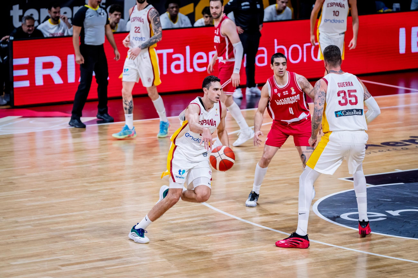 Las fotos del España-Georgia de baloncesto