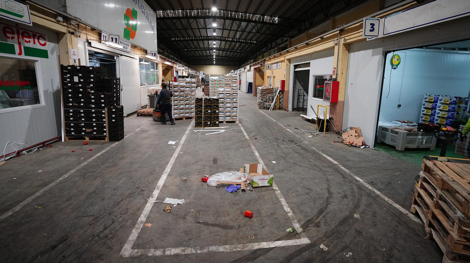 Segundo día de huelga del transporte en Jerez