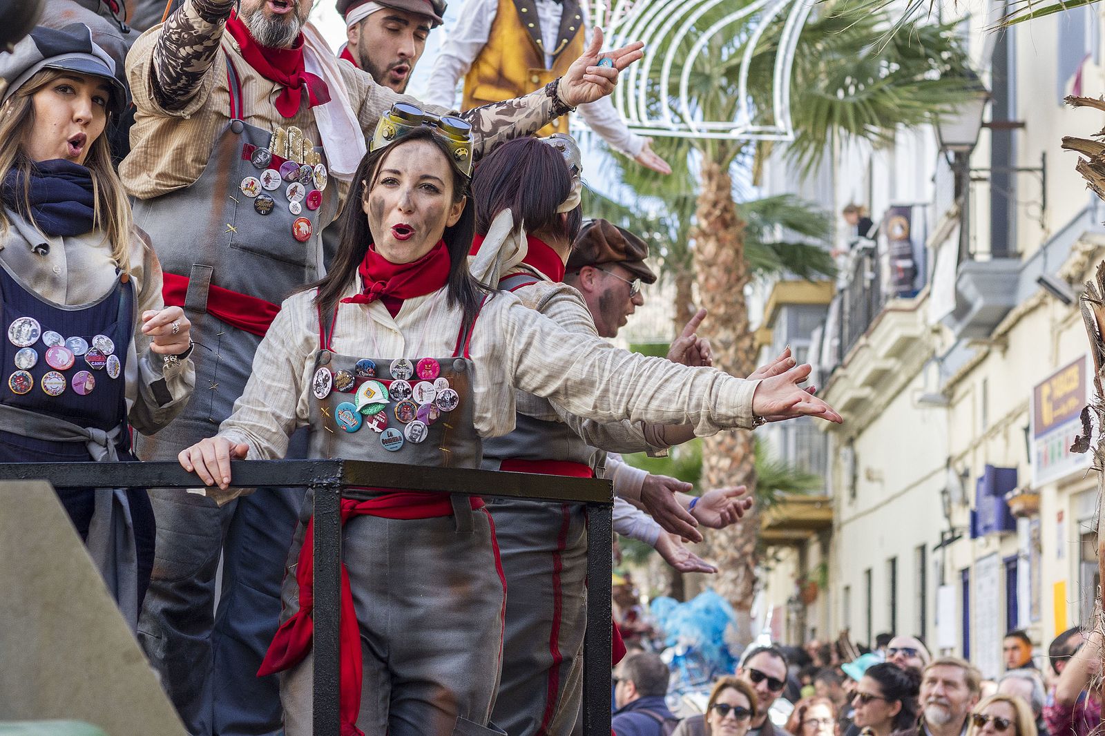 Las imágenes de la Batalla de Coplas y el carrusel de la Viña