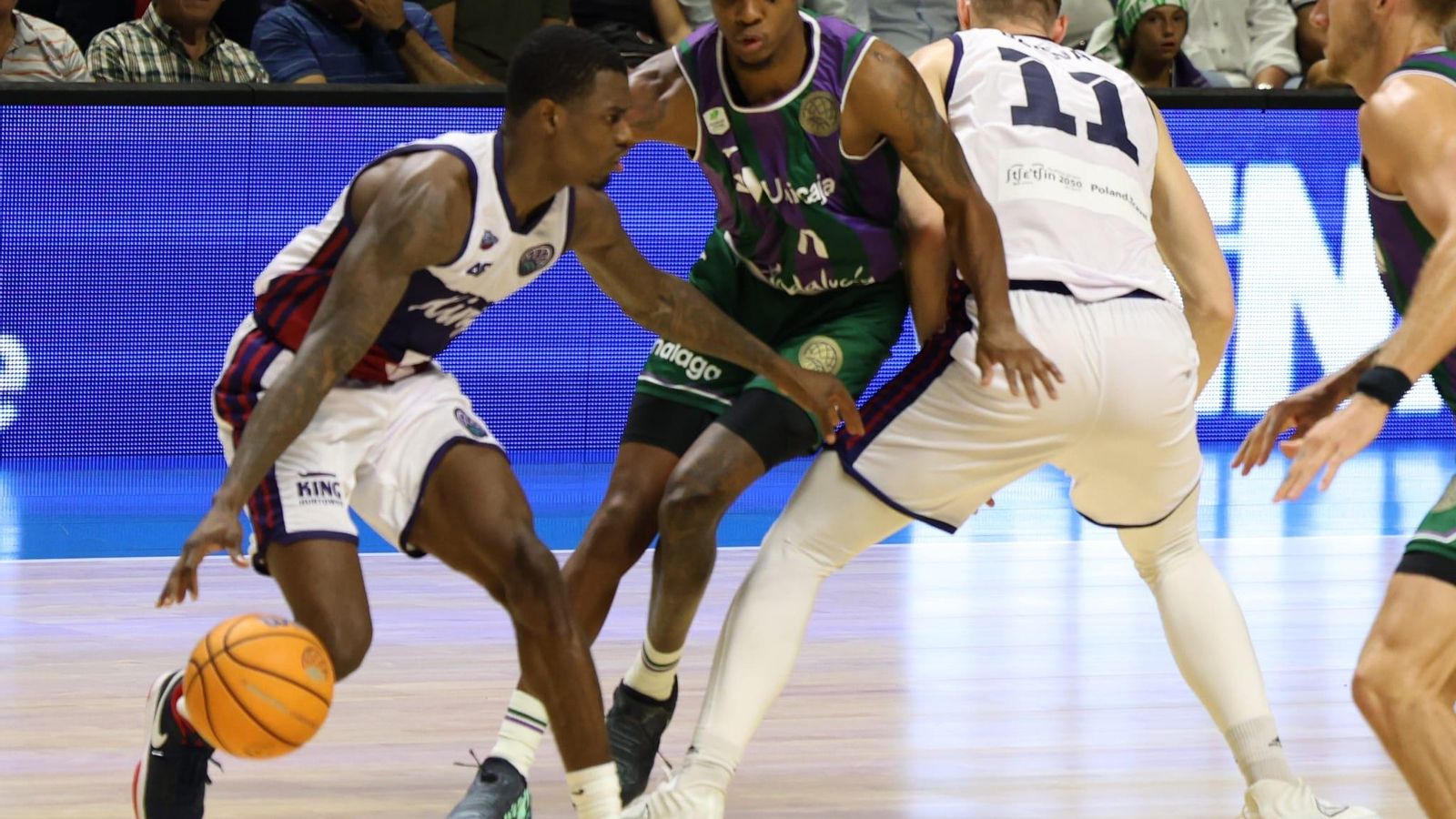 Las mejores fotos del Unicaja-King Szczecin de la BCL