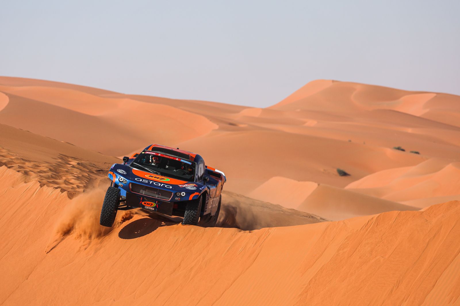 Las mejores fotos del Dakar por las dunas