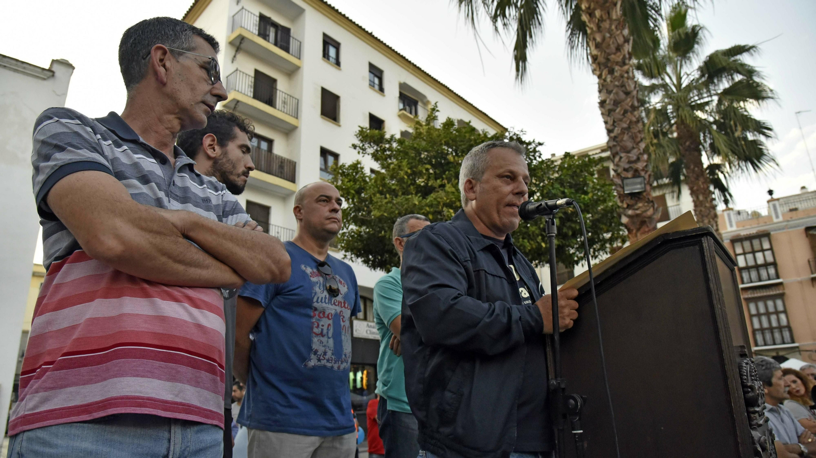 Las mejores fotos de la manifestación de los trabajadores de Acerinox por la calles de Algeciras