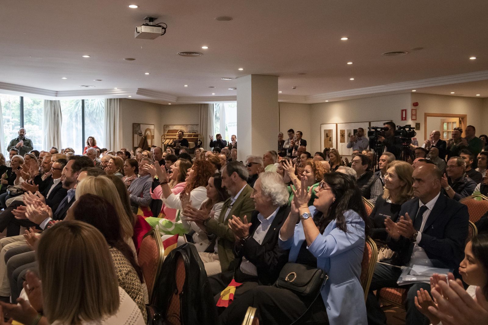 Espinosa de los Monteros, en un mitin de Vox en Jerez