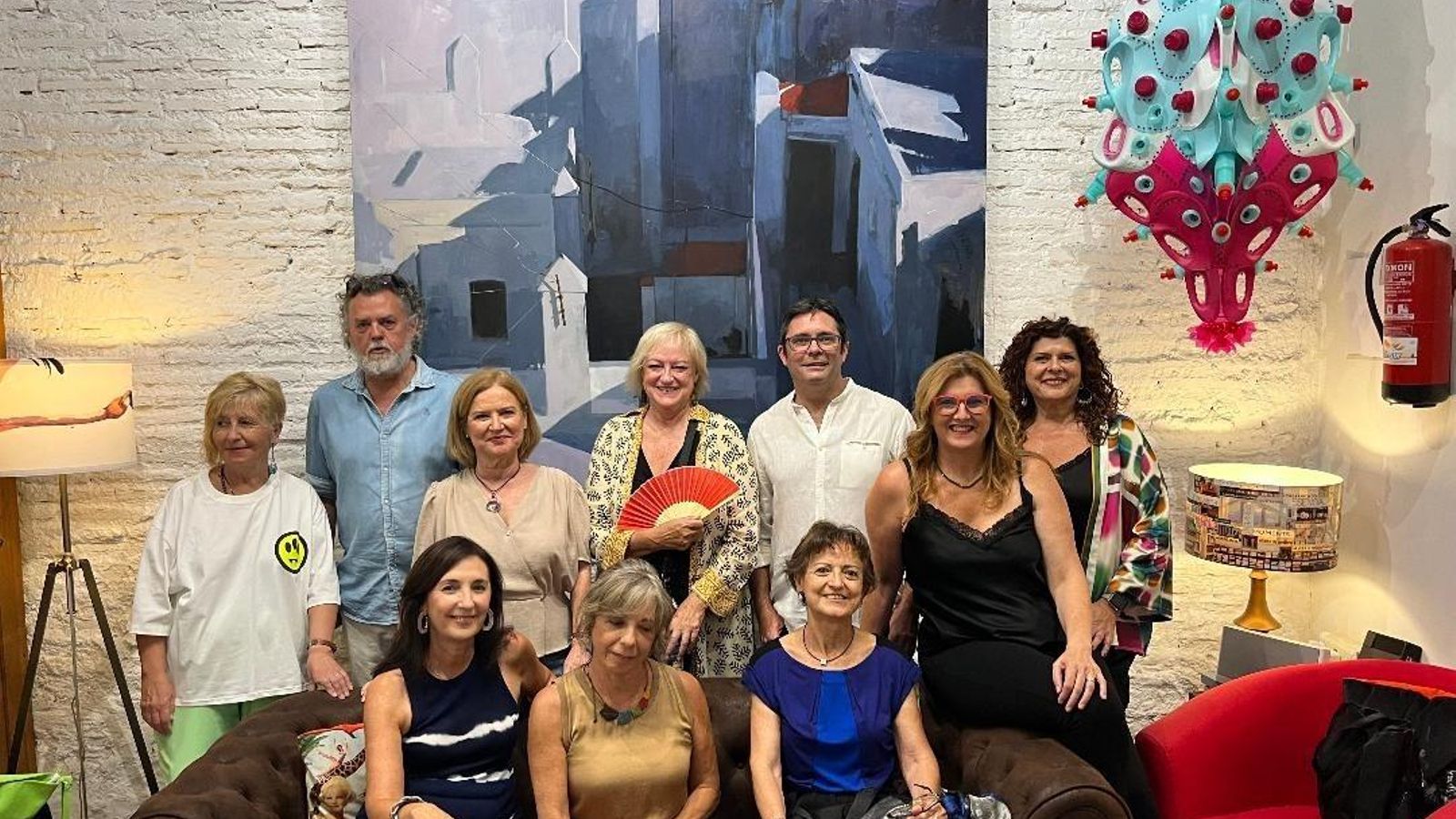 Ana Baro, Jerónimo Pérez, Maribel Arufe, Carmen Rodríguez de la Rubia, Cecilio Chaves, Olga Tey,  Carolina Mena, Carmen Gudín, Nieves Salinas y Encarna Lebrero.