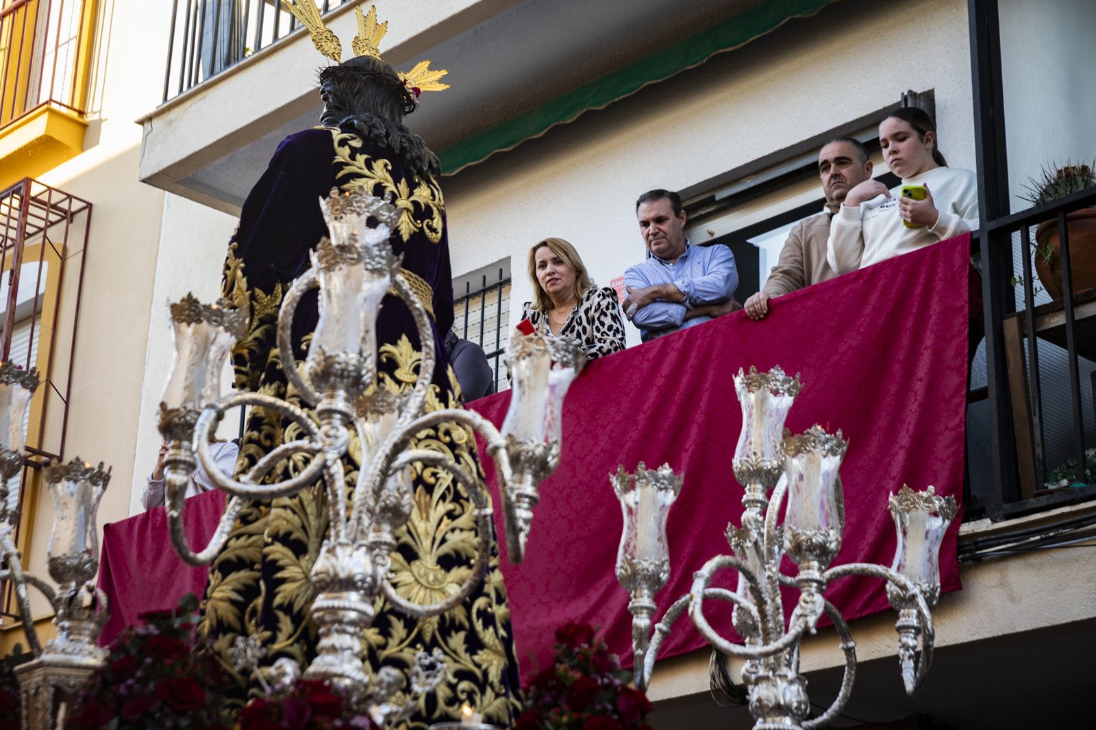 Vía-Crucis de las Hermandades con el Señor de la Sentencia