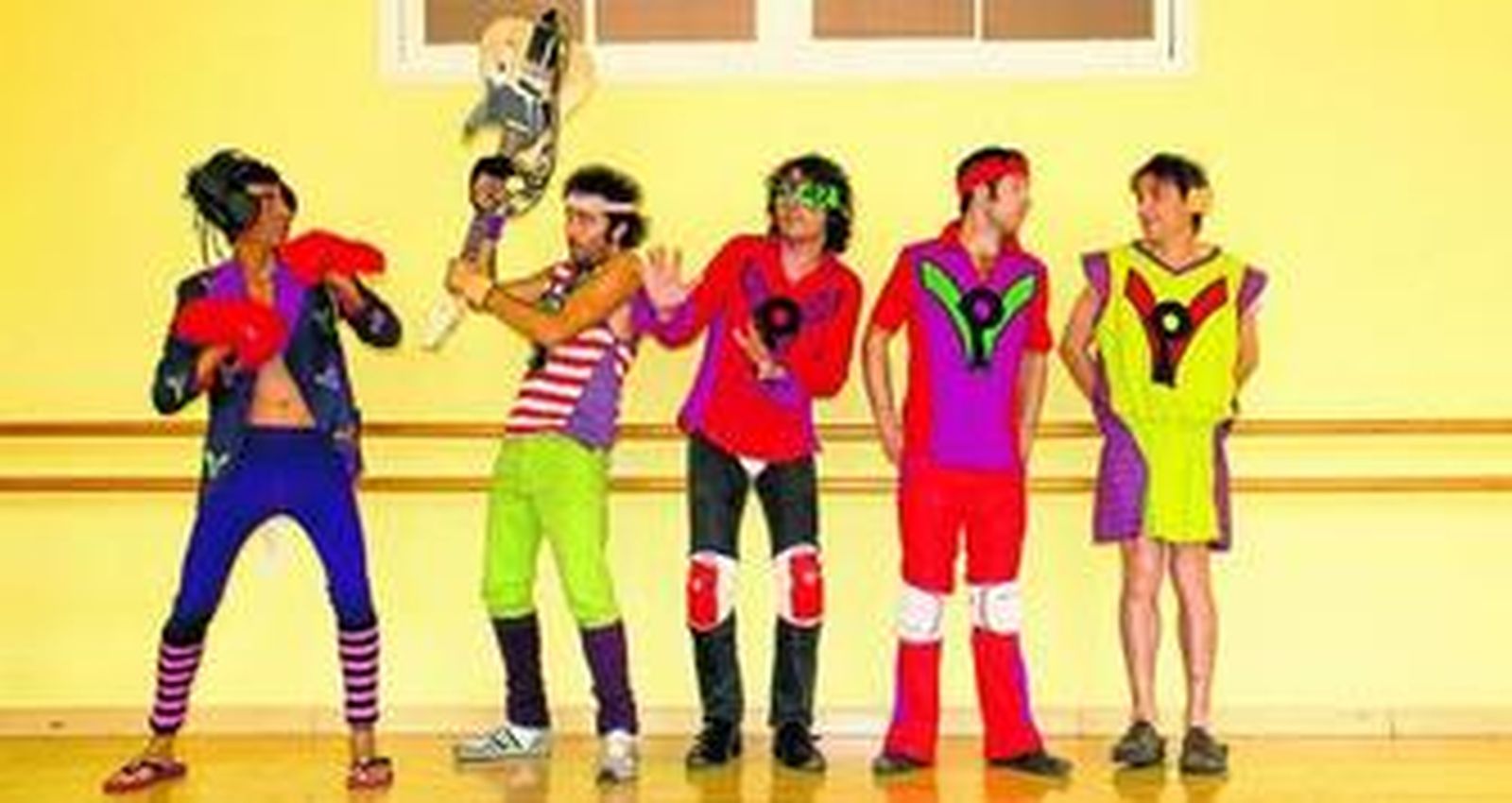 Los componentes de La Pandilla Voladora.