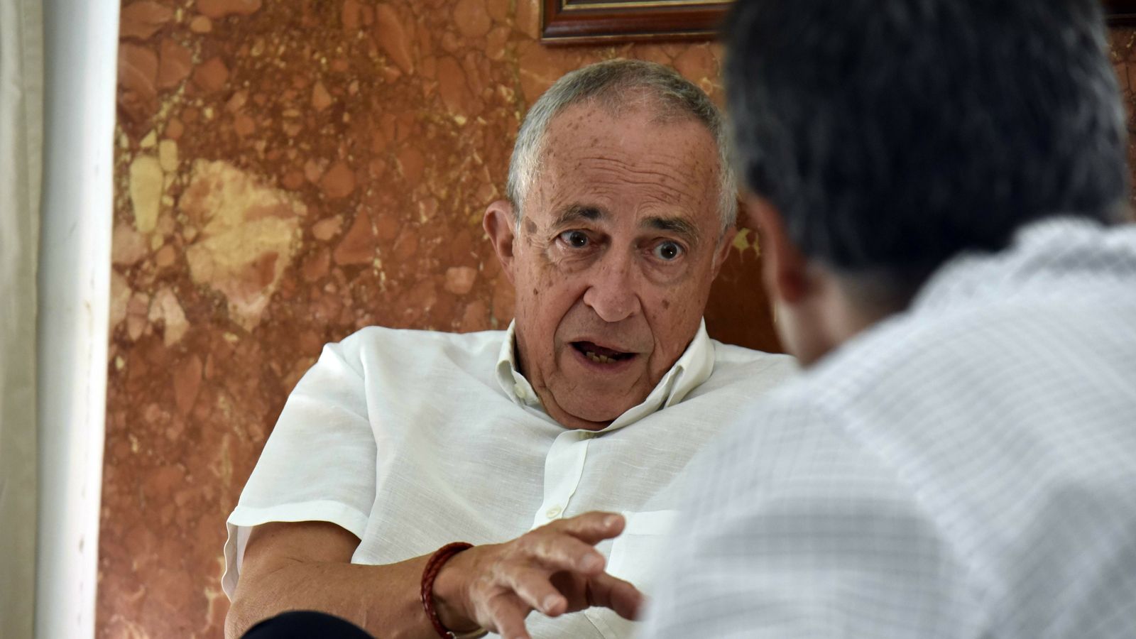 El músico madrileño, durante la entrevista