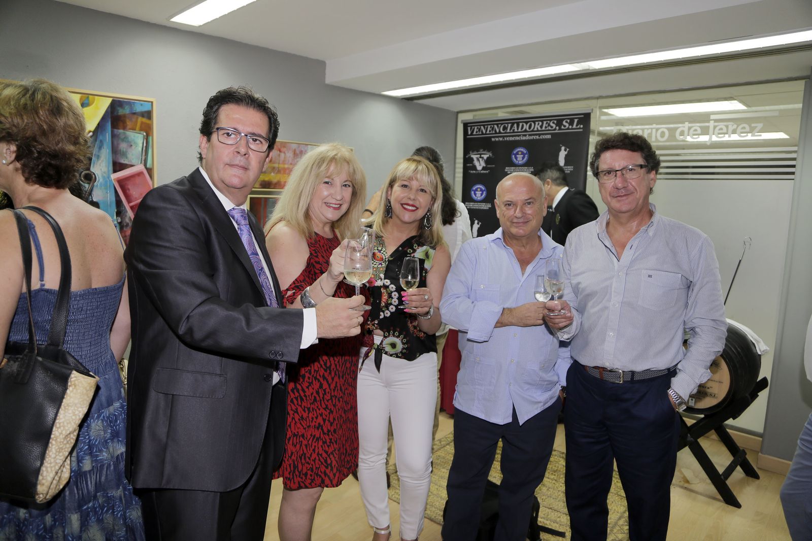 José Manuel Reyes, Maribel Rufo, Eli Sánchez, Bernardo Palomo y Manuel Pascual.