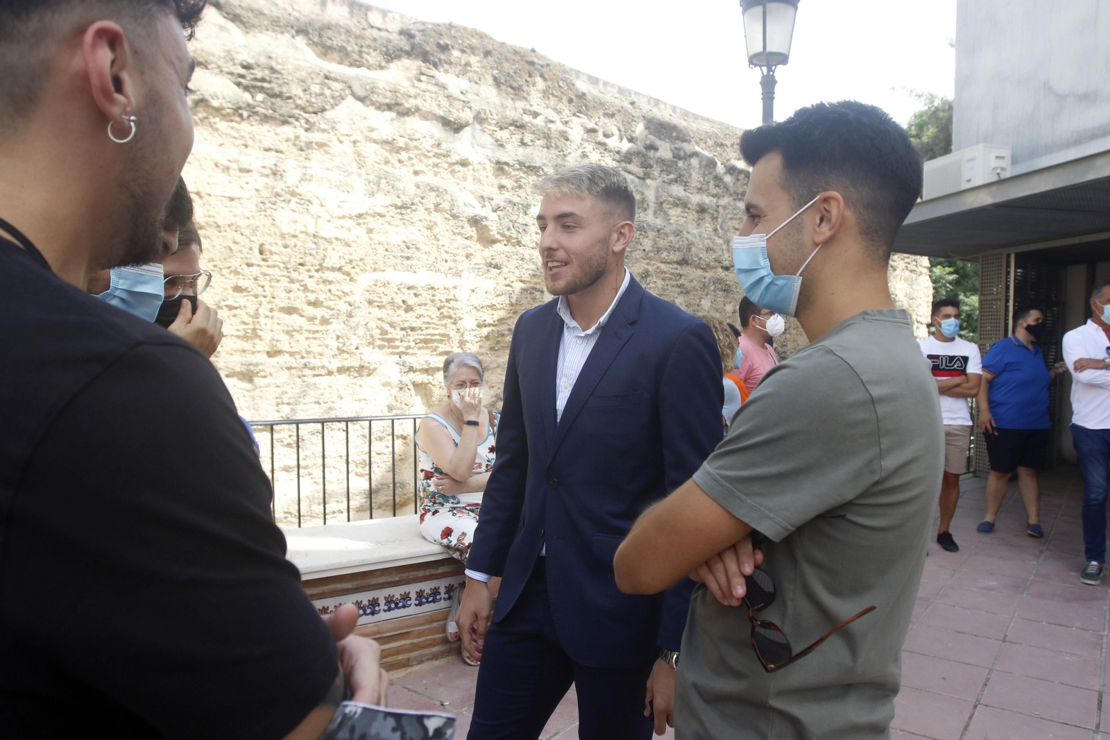 La presentación de Antonio Casas como jugador del Córdoba CF, en imágenes