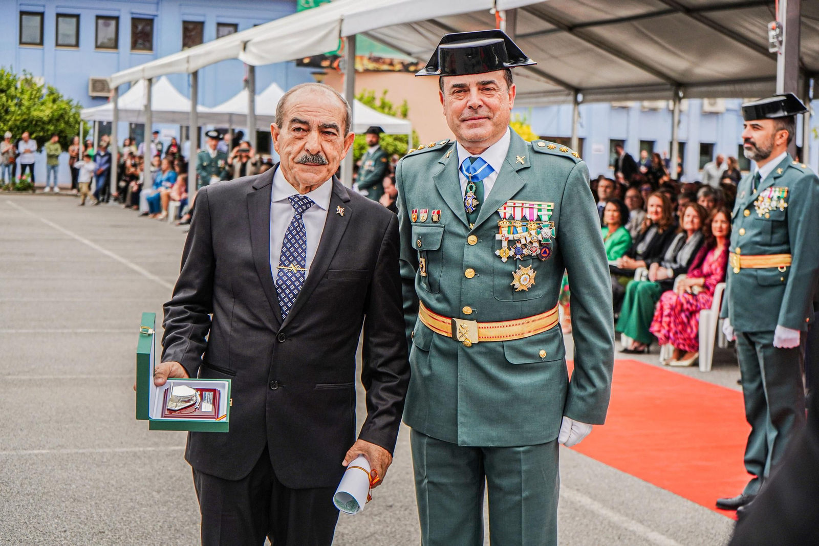 Así fueron los actos en honor a la patrona de la Guardia Civil en Granada