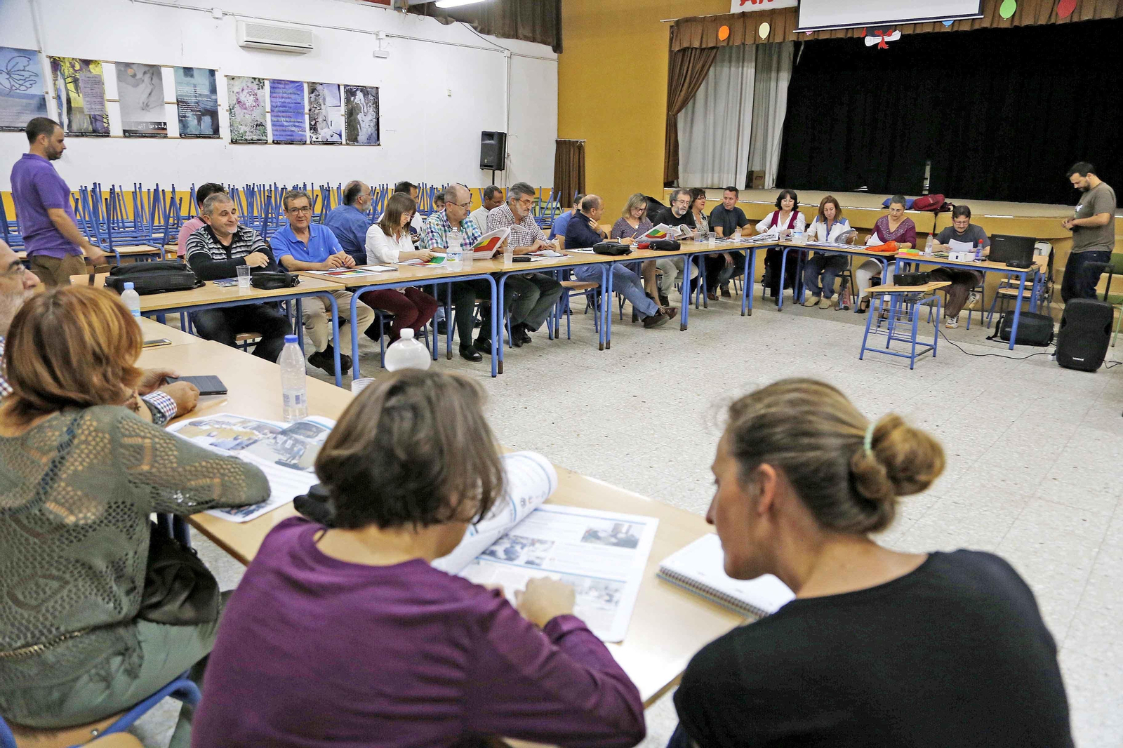 Una de las asambleas celebradas por Ganemos Jerez.