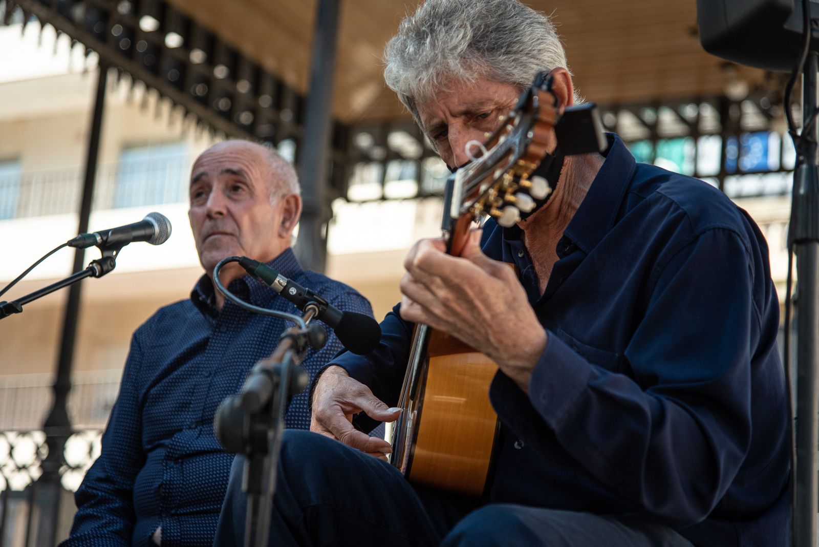 Imágenes de la peña Las Colonias en el festival flamenco Ciudad de Huelva