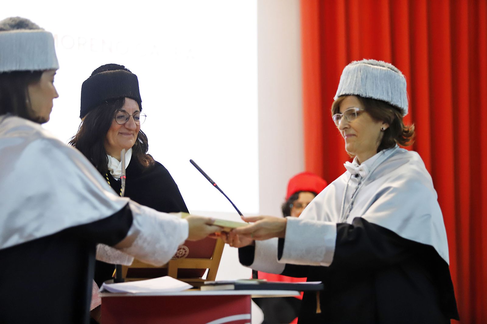 Acto de investidura de María Teresa Moreno Casbas como Doctora Honoris Causa de la Universidad de Huelva