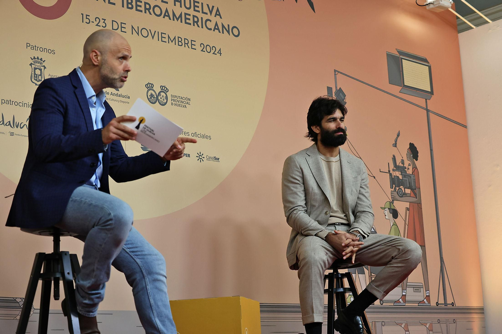 Imágenes de Rubén Cortada en el Festival de Cine Iberoamericano de Huelva