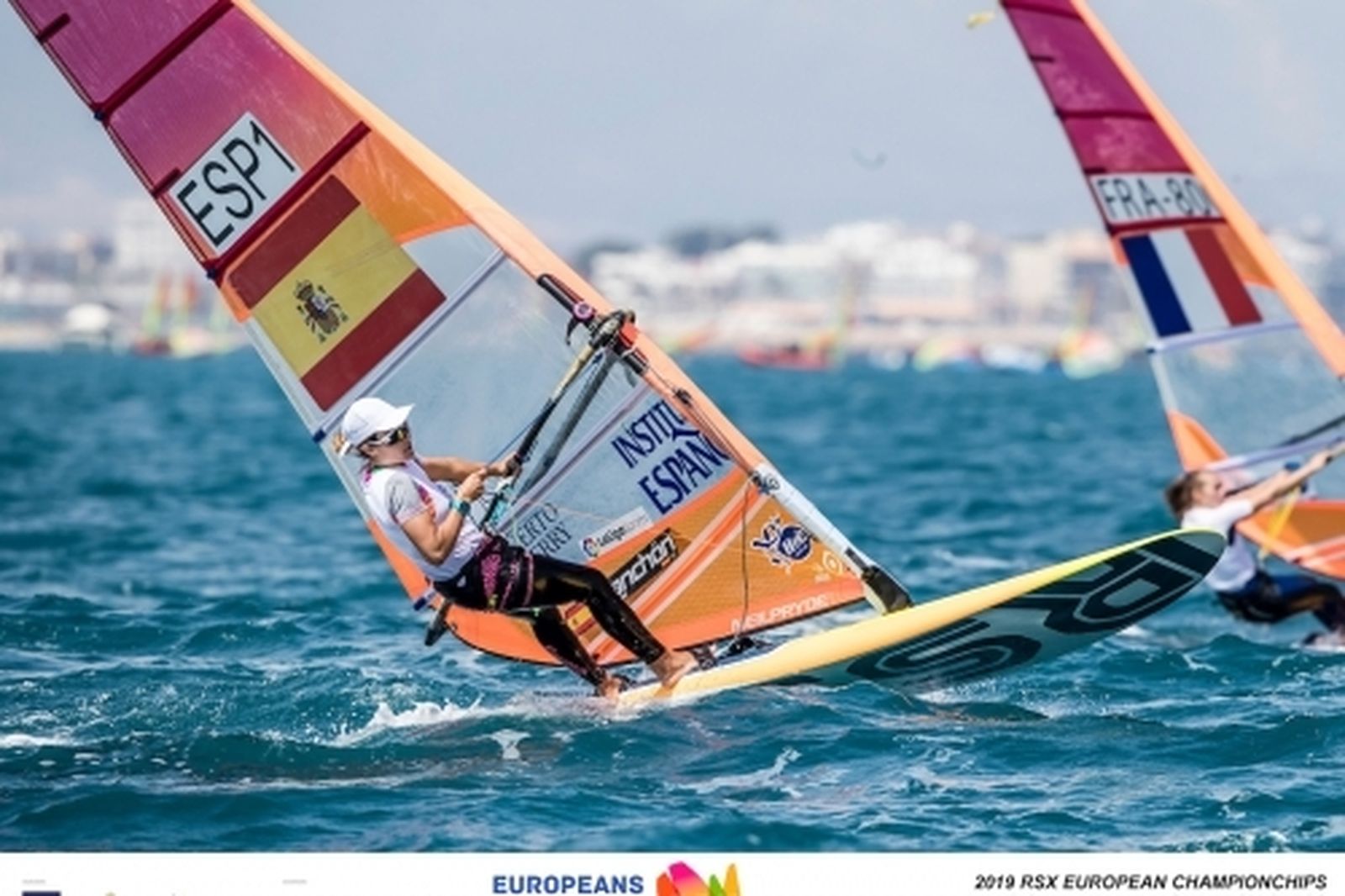 Blanca Manchón, en acción durante los Campeonatos de Europa de este año.