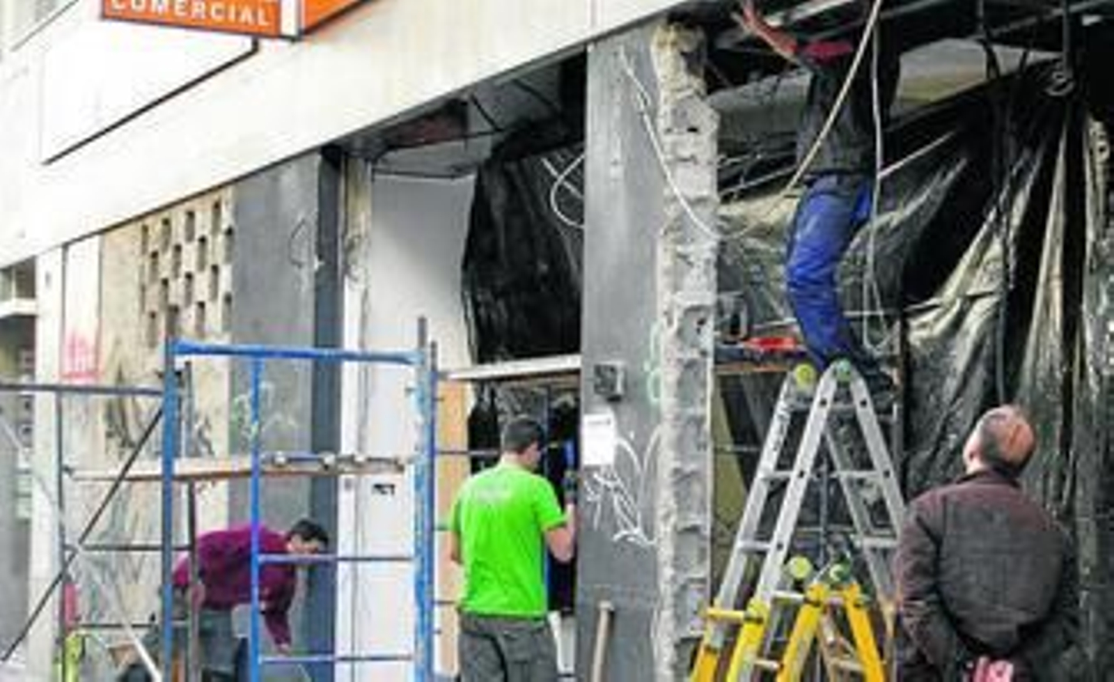 La nueva tienda Apple, en la que se ultiman las obras, se ubica en la Avenida de la Estación.