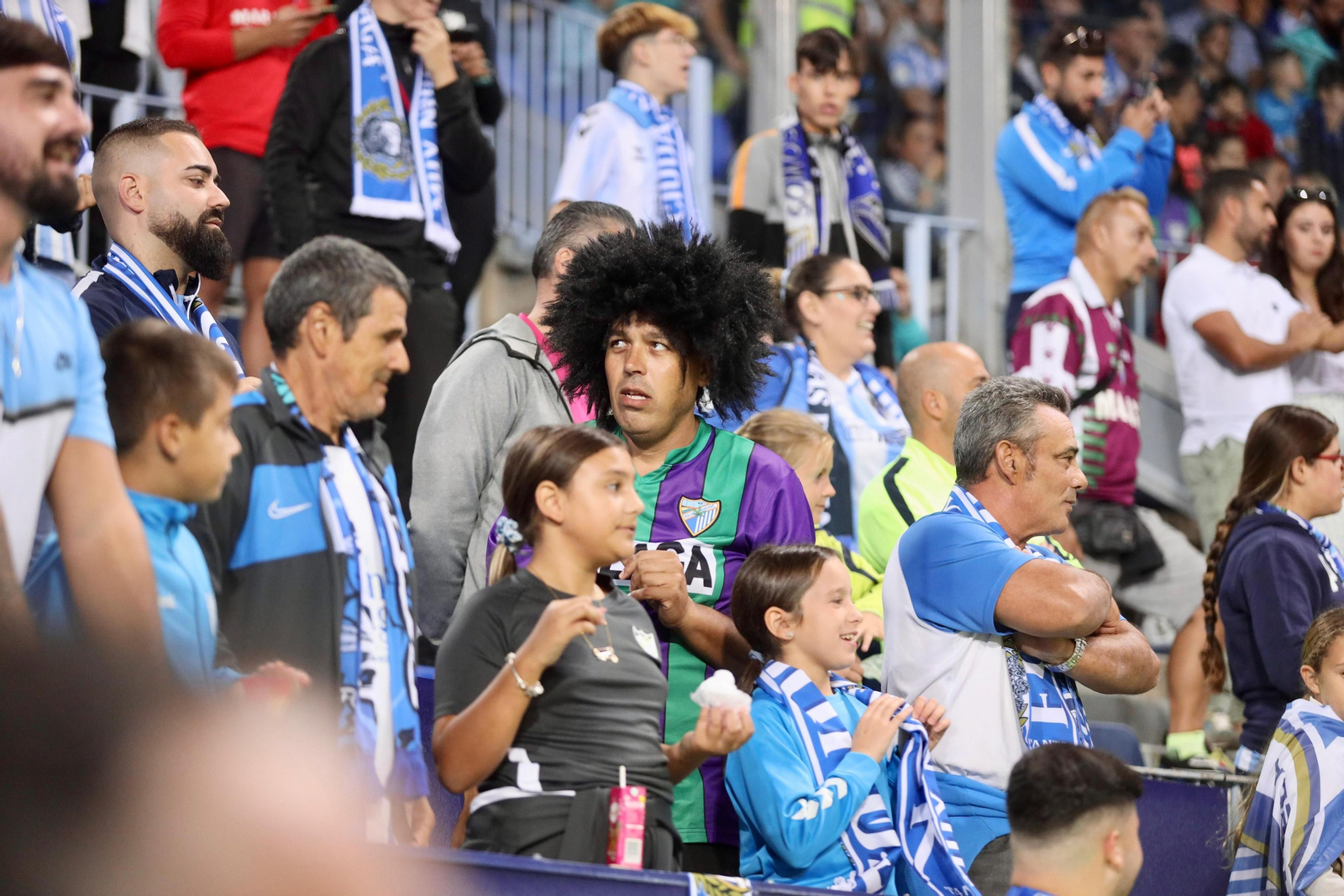 El Málaga CF - Real Madrid Castilla, en fotos