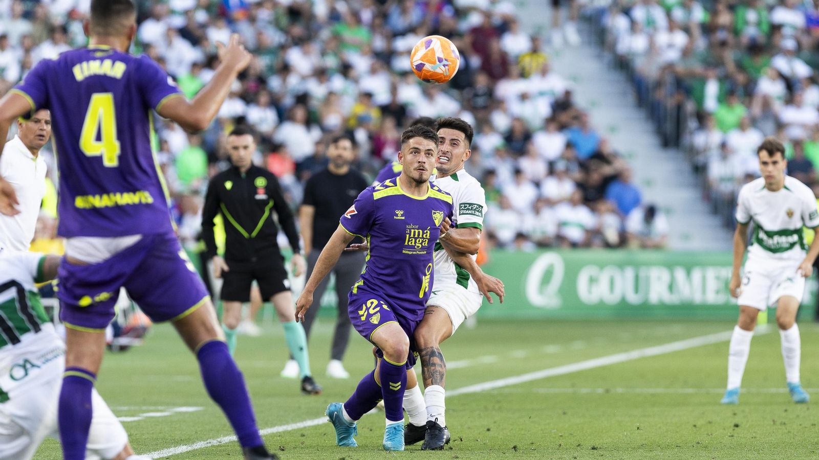 El Elche-Málaga CF, en fotos