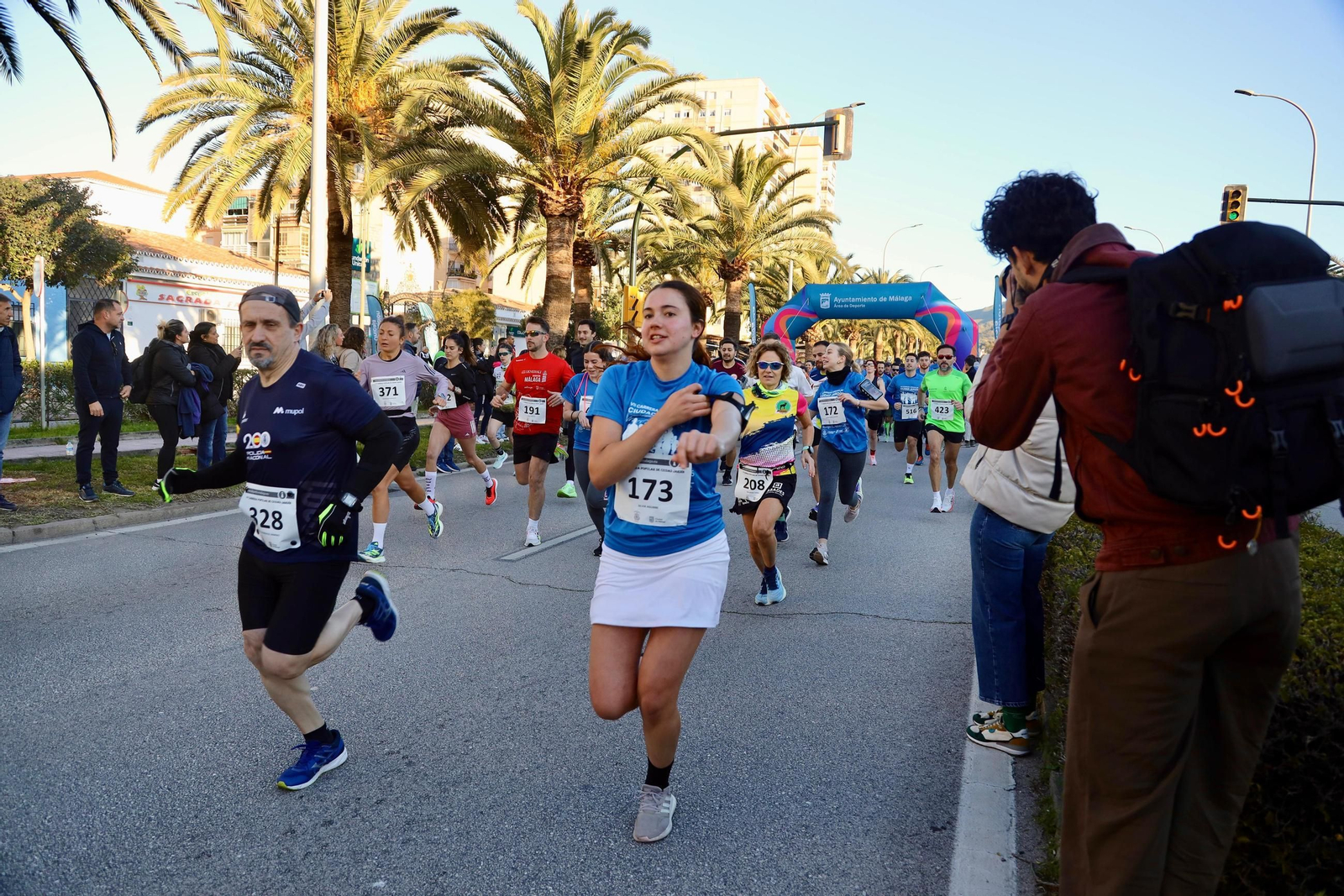 La Carrera Urbana del Colegio Fundación Unicaja Sagrada Familia en Ciudad Jardín, en fotos