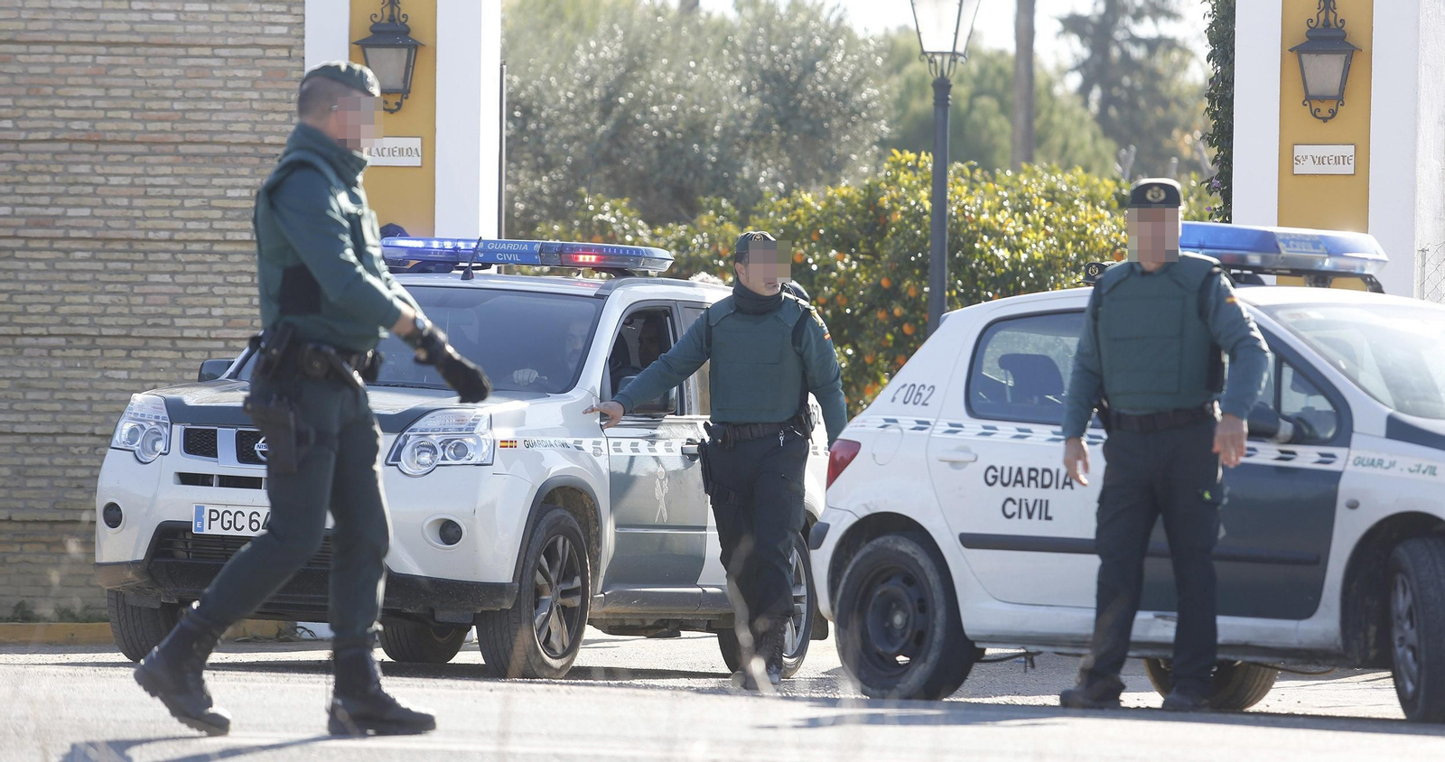 El operativo de la Guardia Civil tras el intento de robo en Mairena