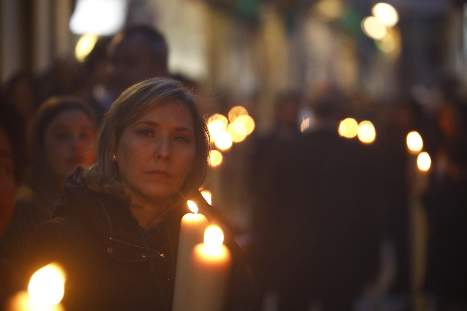 El traslado de la Virgen de la Esperanza de Córdoba a Santa Marina, en imágenes