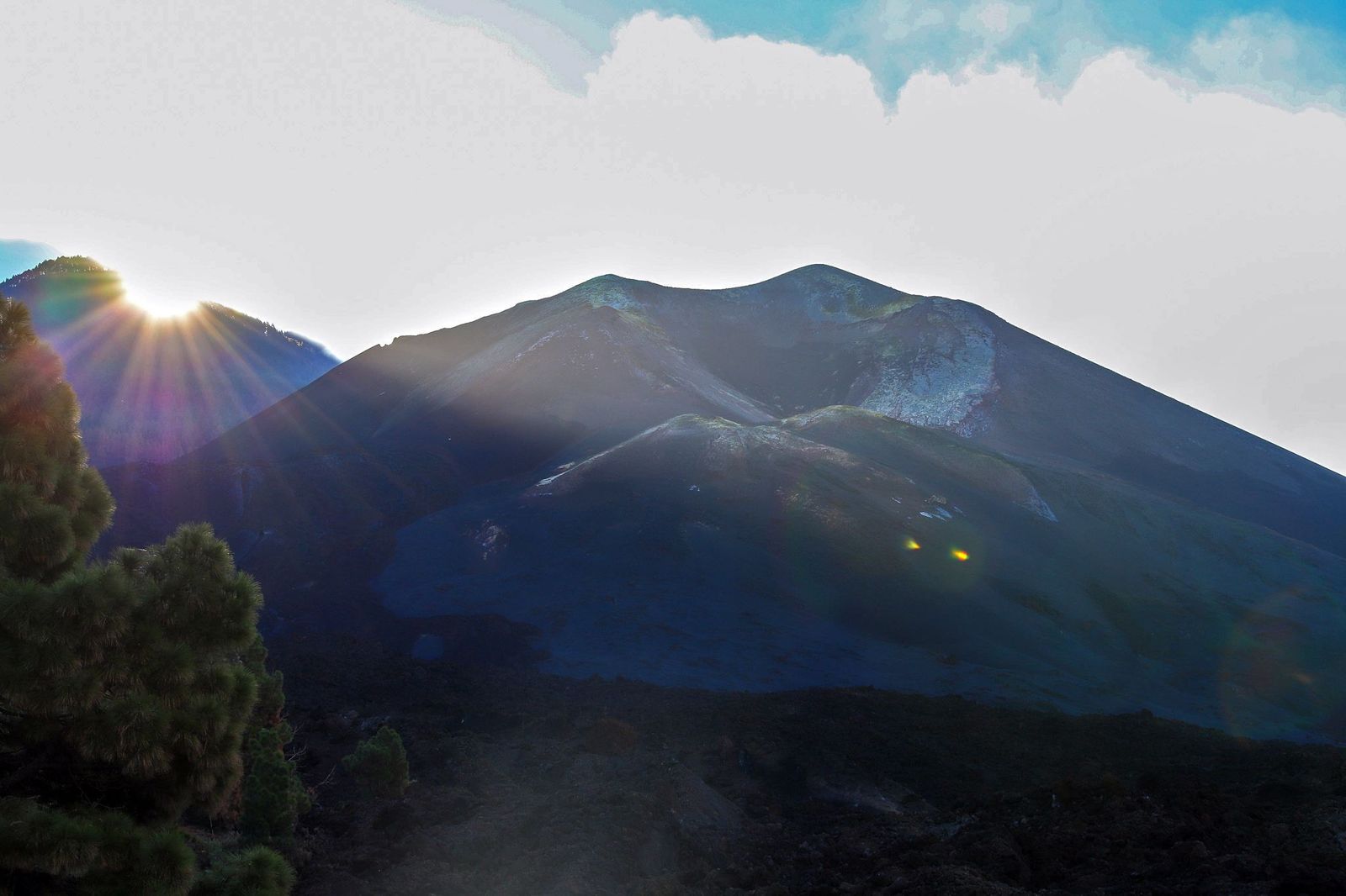 El volcán Tajogaite, en La Palma.