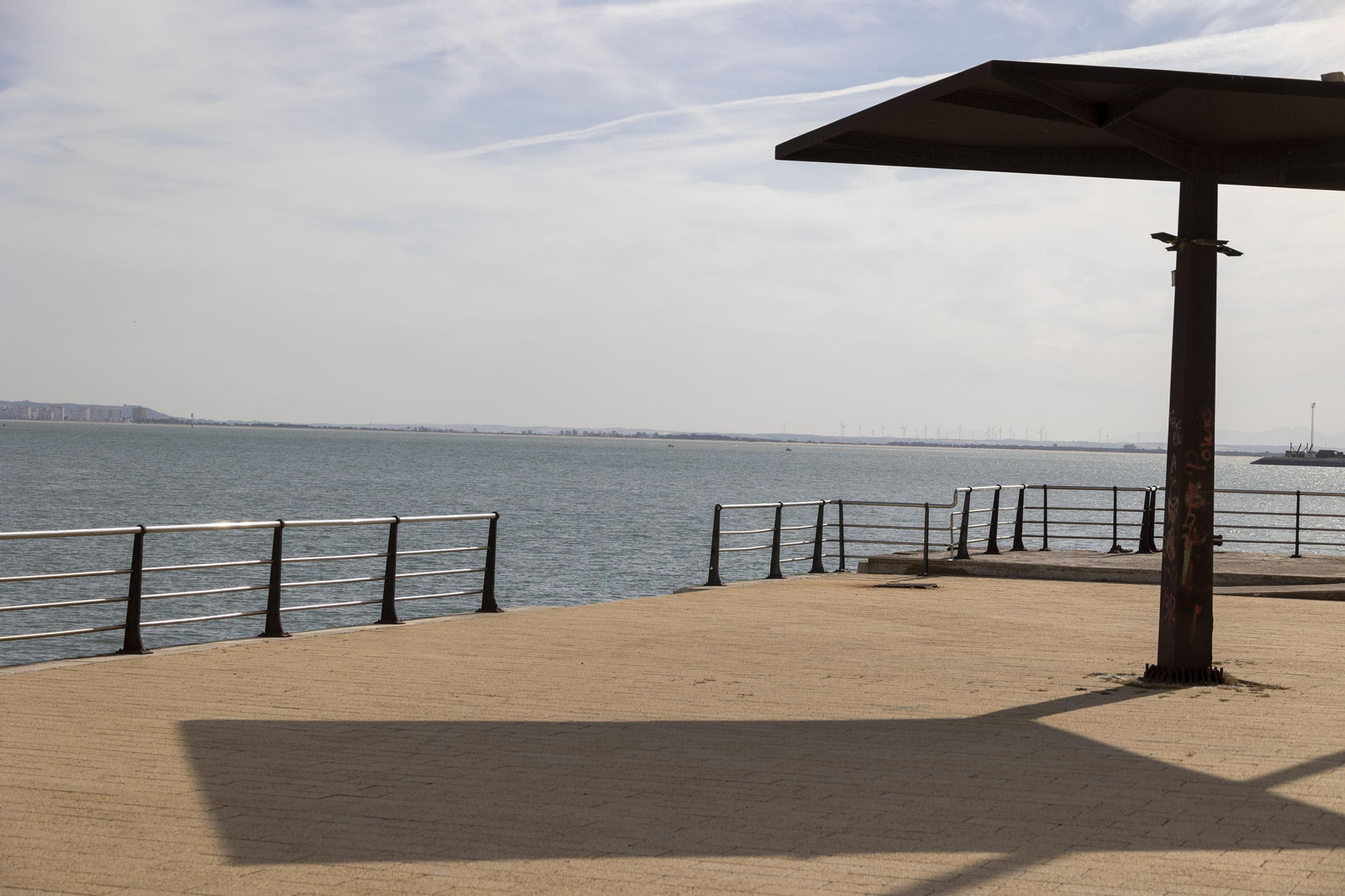 Las imágenes del mal estado de los paseos de Cádiz