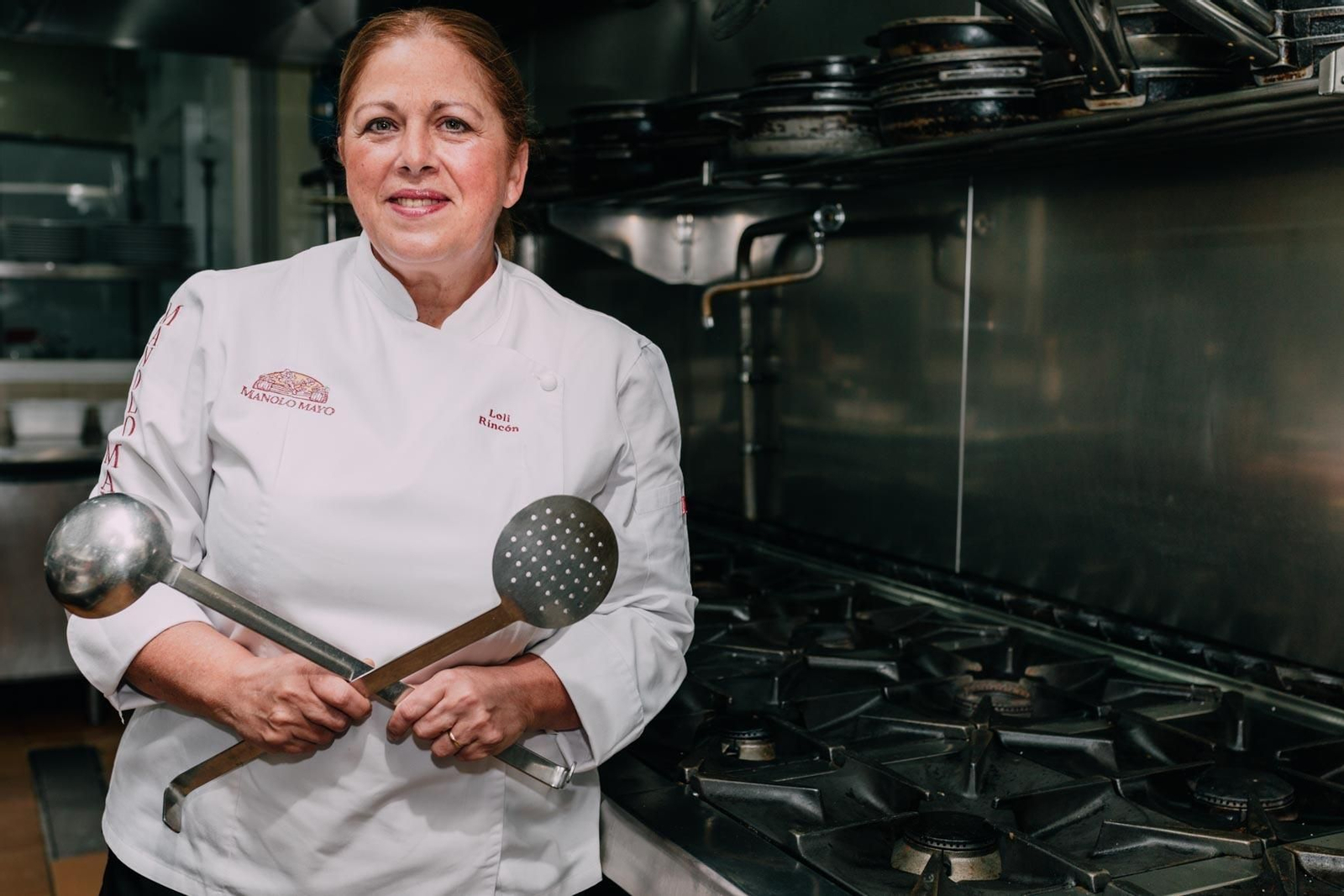 Loli Rincón, jefa de cocina del Restaurante Manolo Mayo.