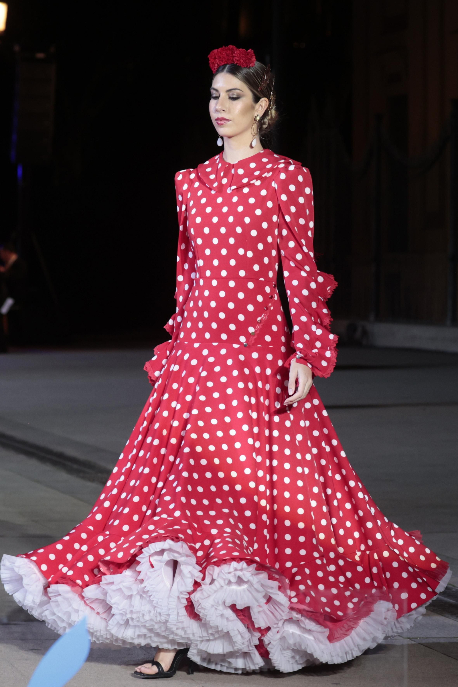 El desfile Andalucía es flamenca en el Palacio de San Telmo, todas las fotos