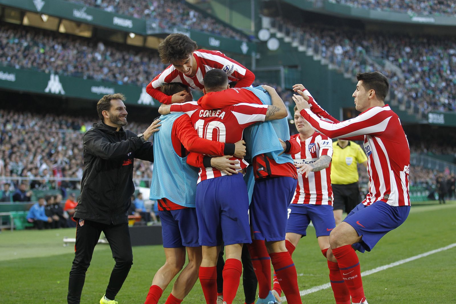 Las imágenes del Betis-atlético de Madrid