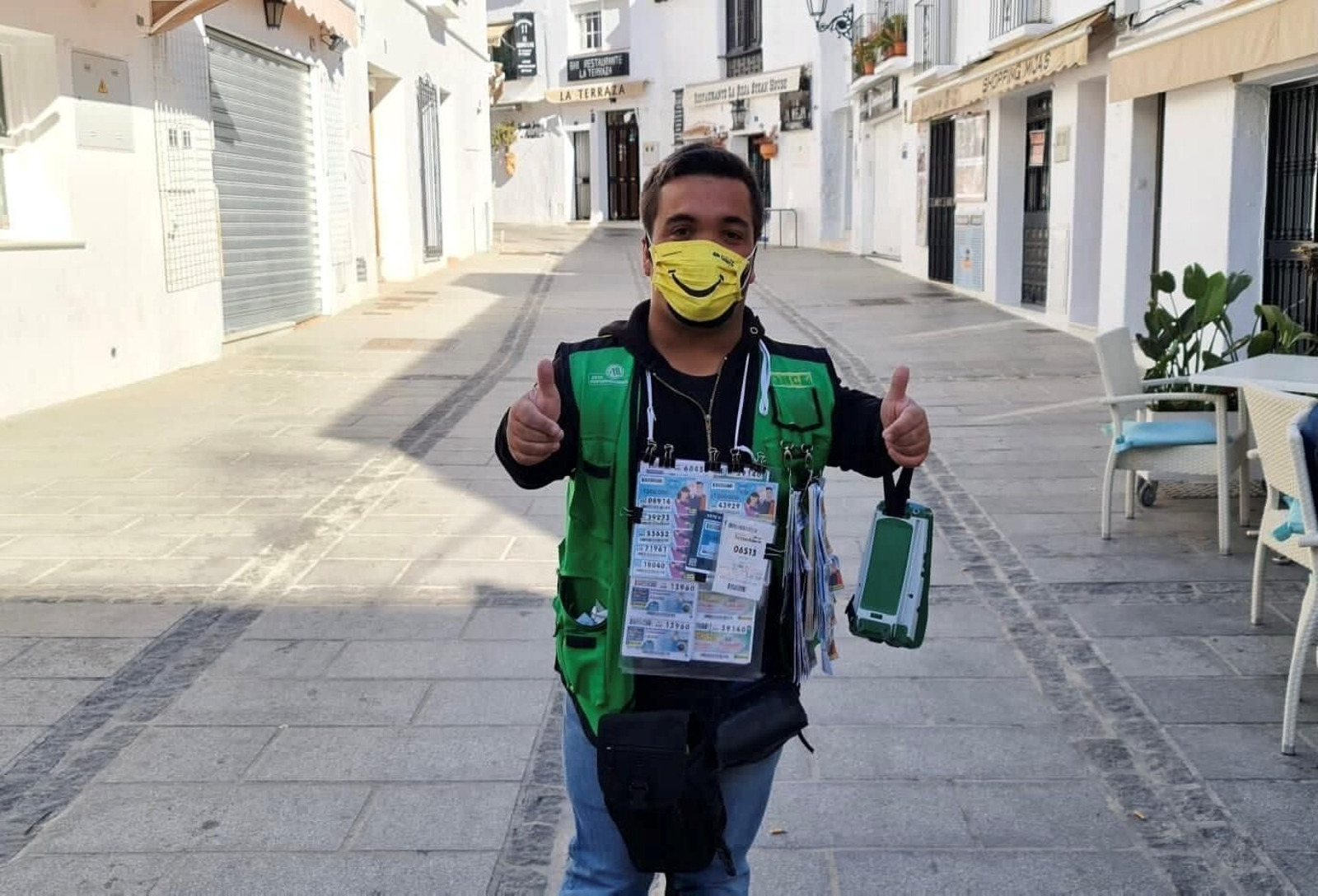 El vendedor de la ONCE que dio el Sueldazo en Mijas.