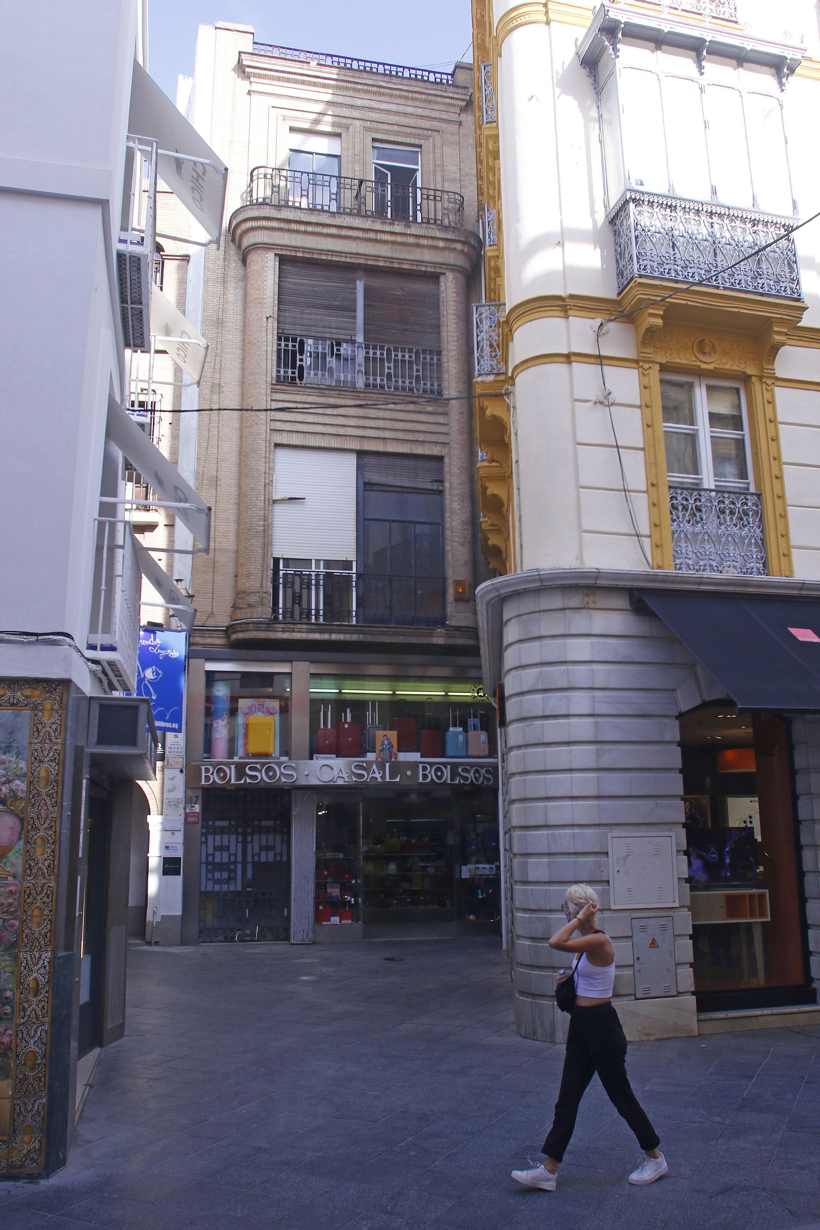 Una de las fachadas del futuro hotel mira a la calle Tetuán.