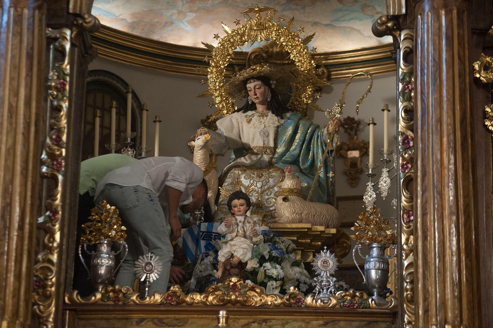 Las fotos del Málaga CF en la Divina Pastora