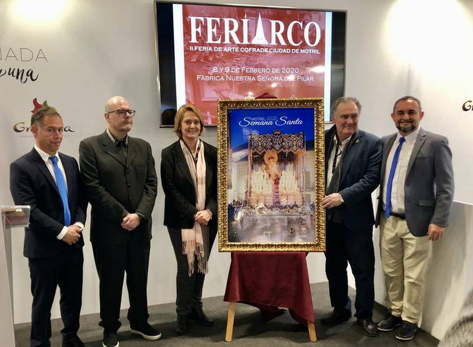 Presentación de Feriarco y el cartel de la Semana Santa de Motril 2020