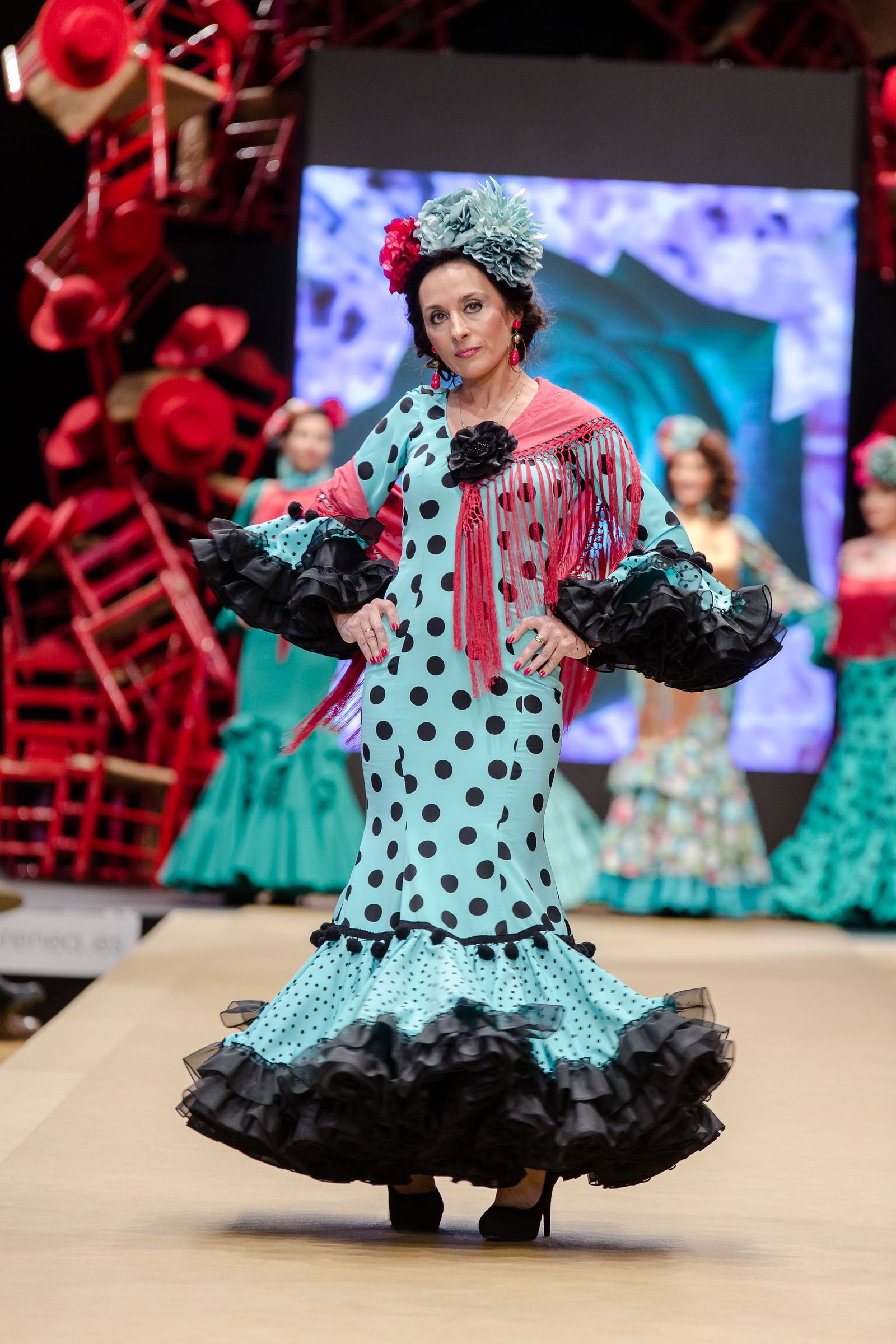 Pasarela Flamenca Jerez 2019: Mujeres con Solera y El Arcón de Silvia, fotos del desfile