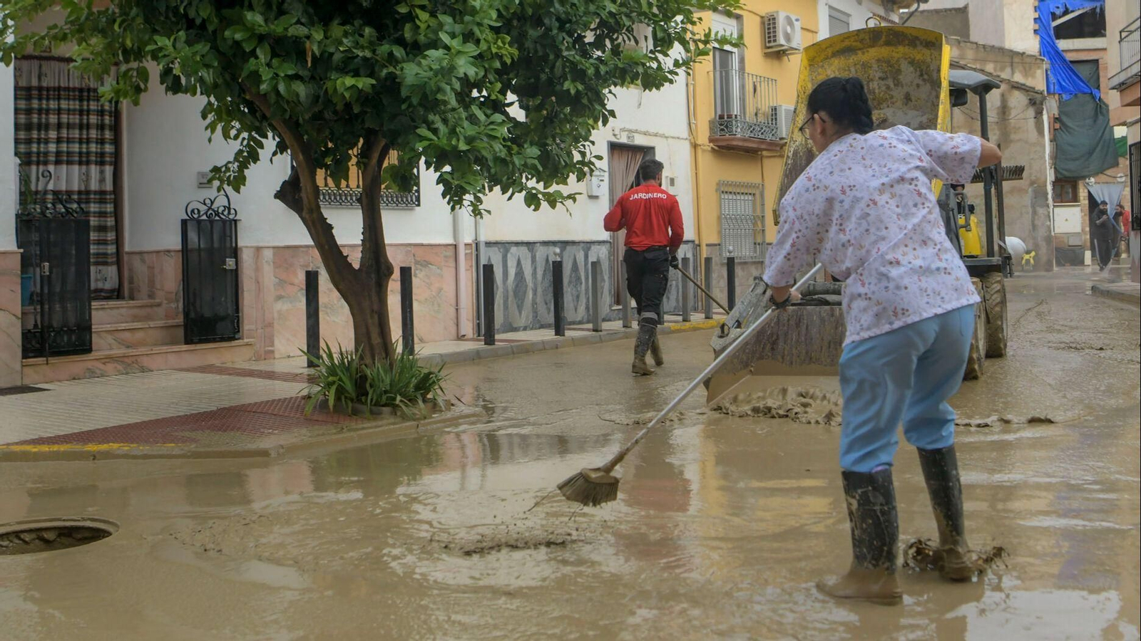 Estado de las calles de Santa Fe después del paso de la Dana | Imagen de archivo