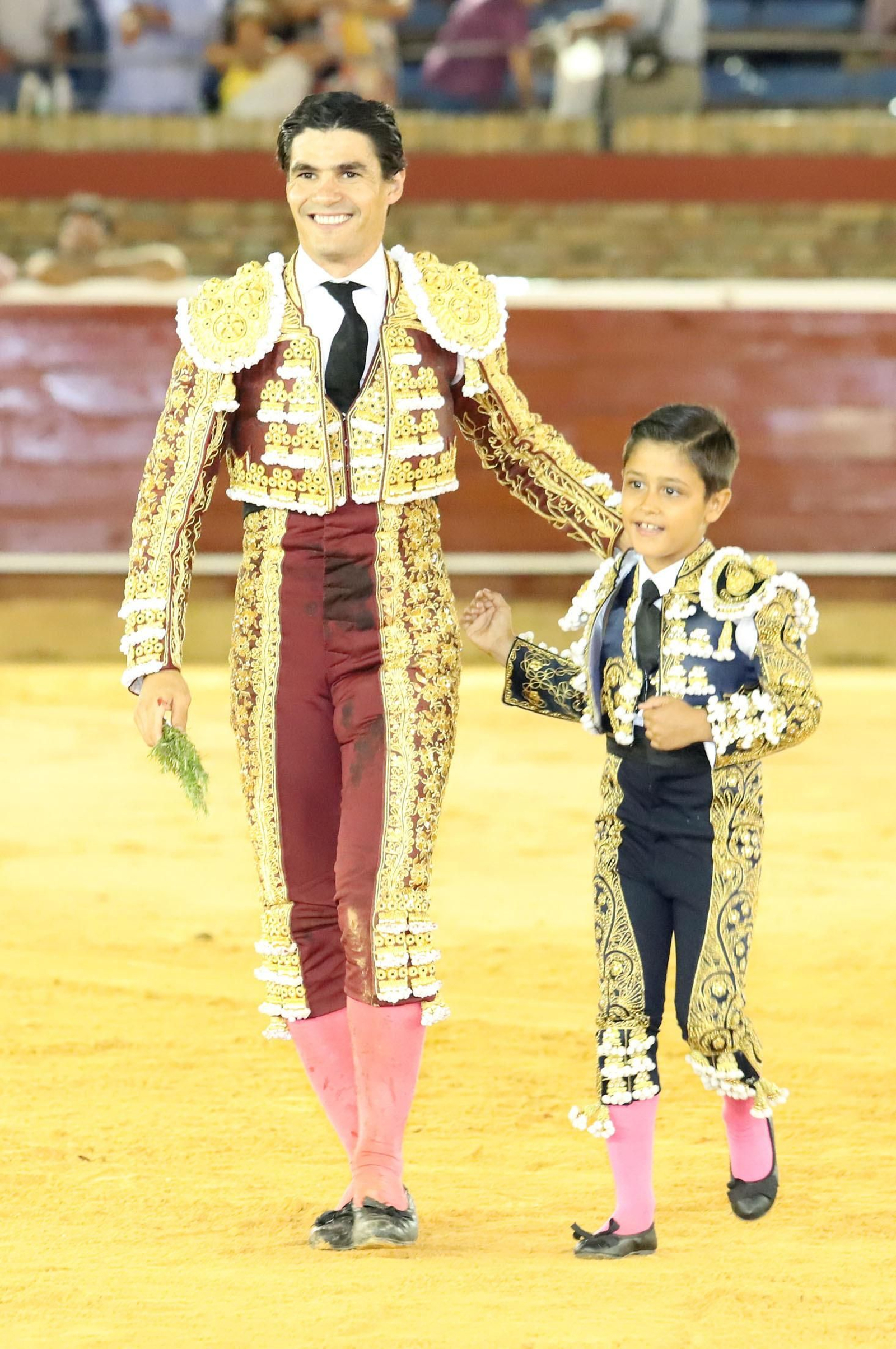 Imágenes de Morante de la Puebla, David de Miranda y Pablo Aguado en la Plaza de Toros La Merced