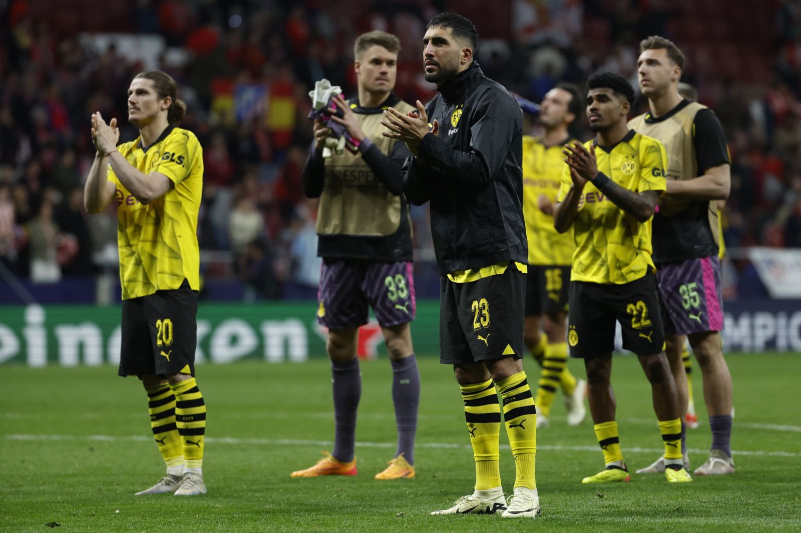 El Atlético de Madrid - Borussia Dortmund, en fotos