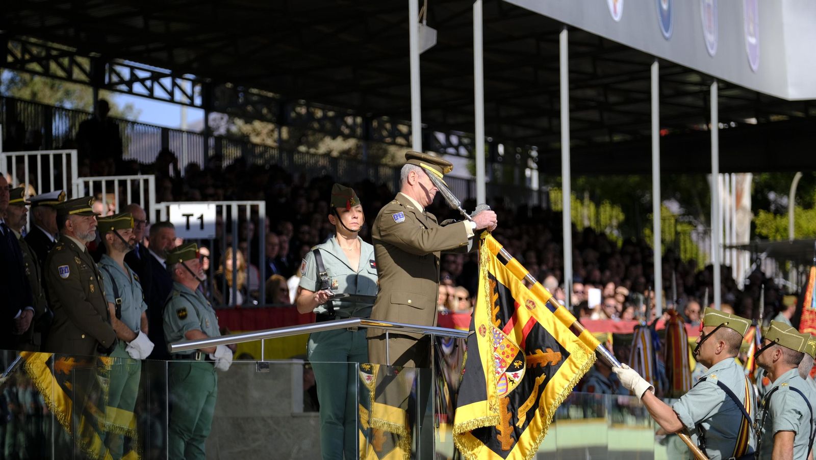 Conmemoración del Combate de Edchera en la Base Álvarez de Sotomayor de La Legión, en imágenes