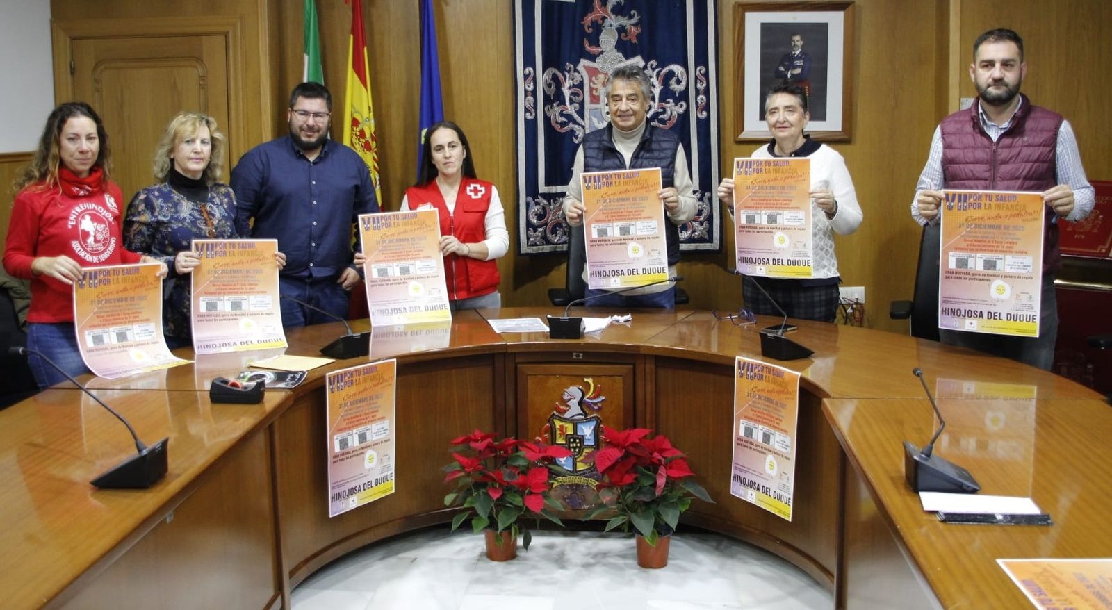 Presentación de la iniciativa en el Ayuntamiento de Hinojosa del Duque.