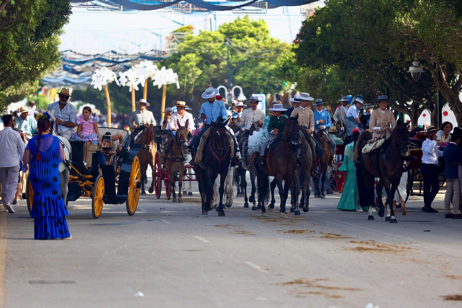 La Feria del Centro y en el Real, en fotos
