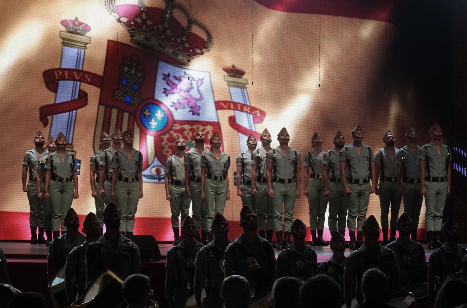 La Legión, durante la gala de los premios Ejército.