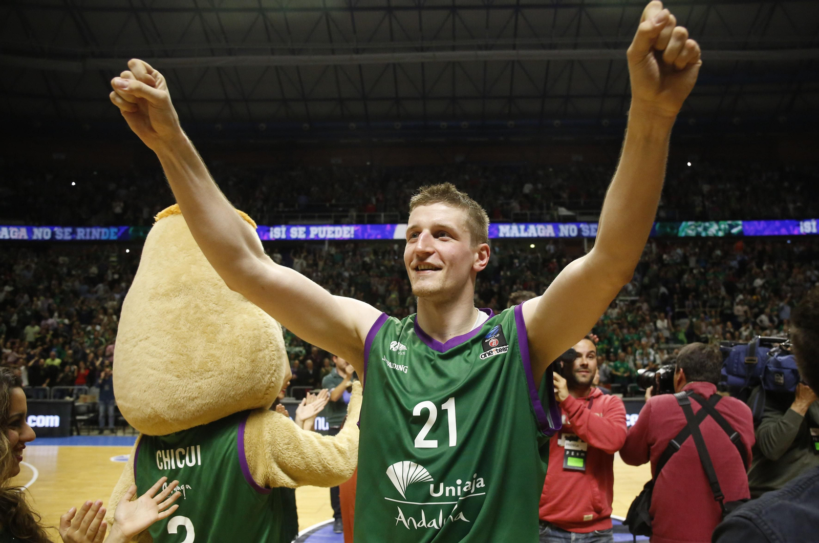 Los cinco años de Adam Waczynski en el Unicaja, en fotos