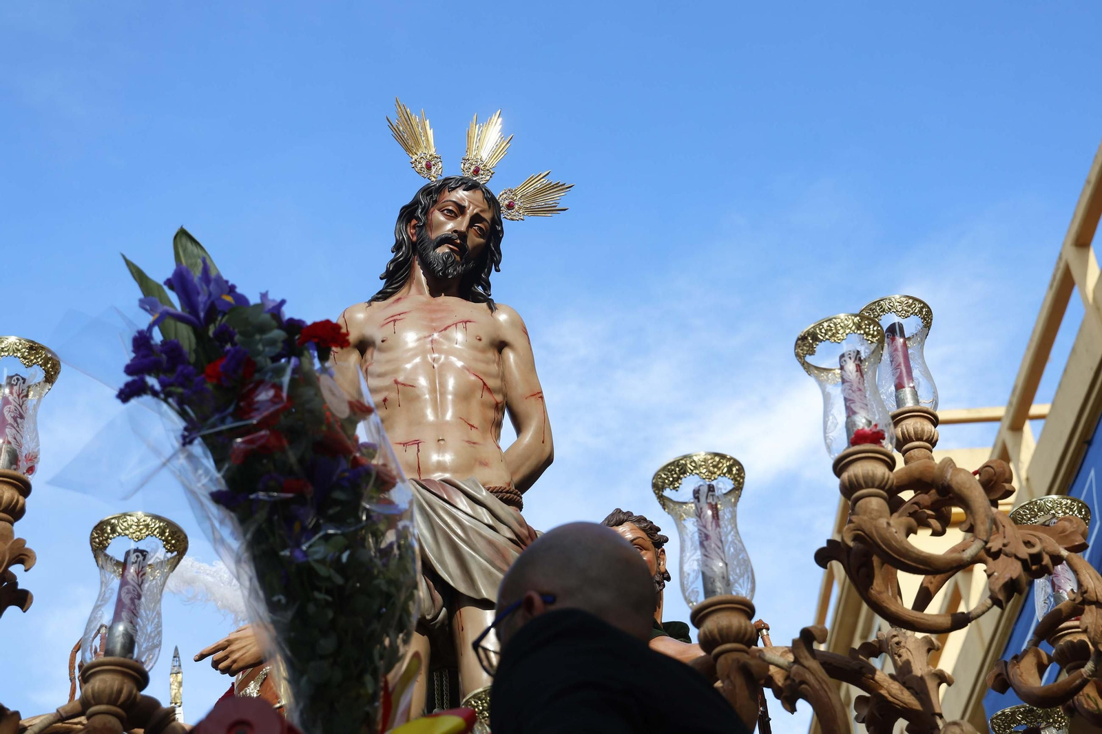 Fotos del Domingo de Ramos en La Línea: La Borriquita y Flagelación