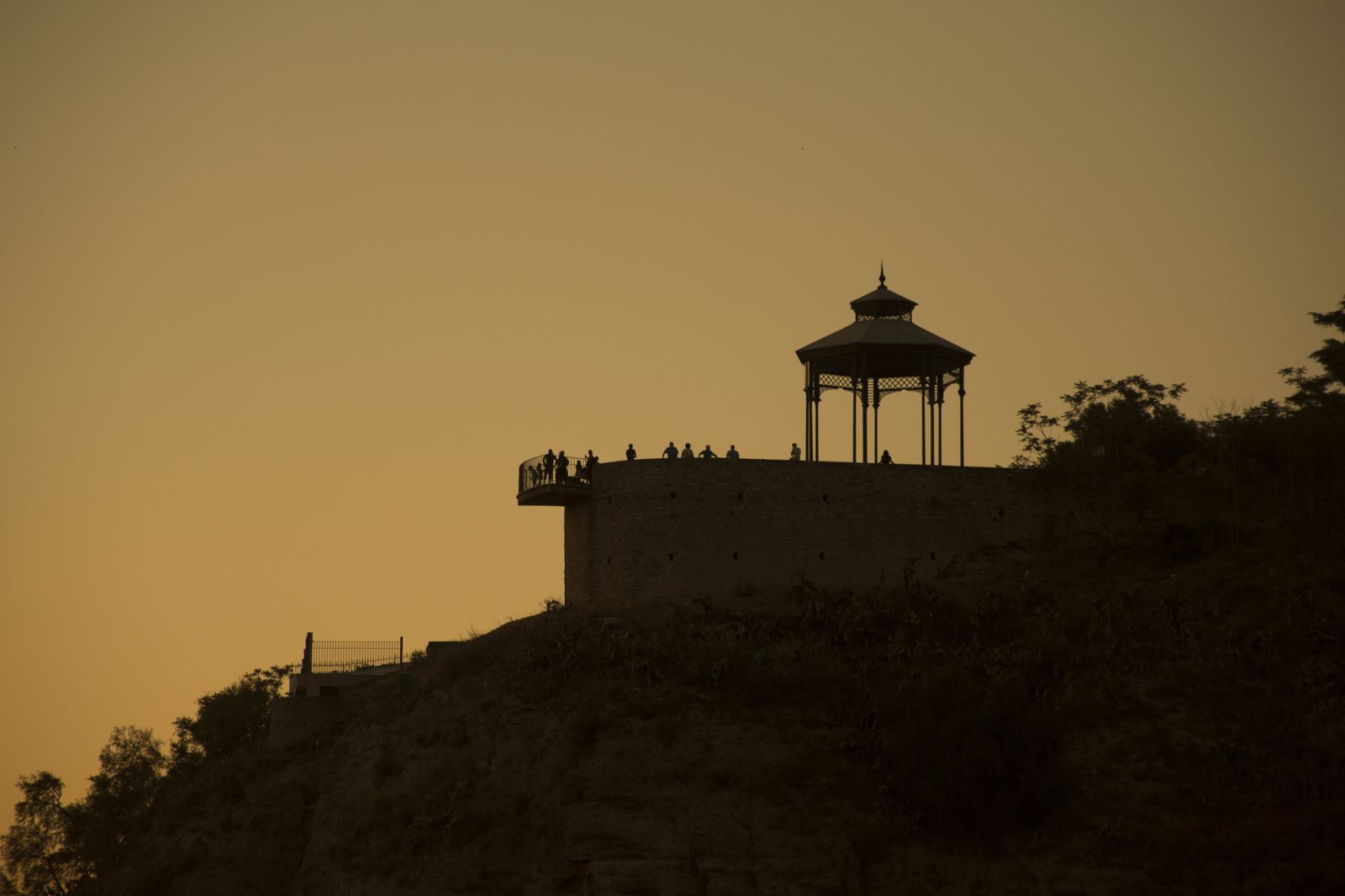 Desde el mirador de Blas Infante de Ronda diremos 'hola' al festivo del 12 de octubre.