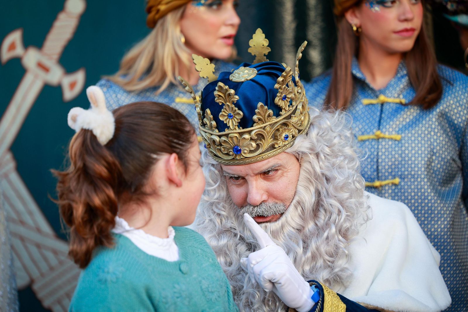 Los Reyes Magos, en la Comandancia de la Guardia Civil en Cádiz.