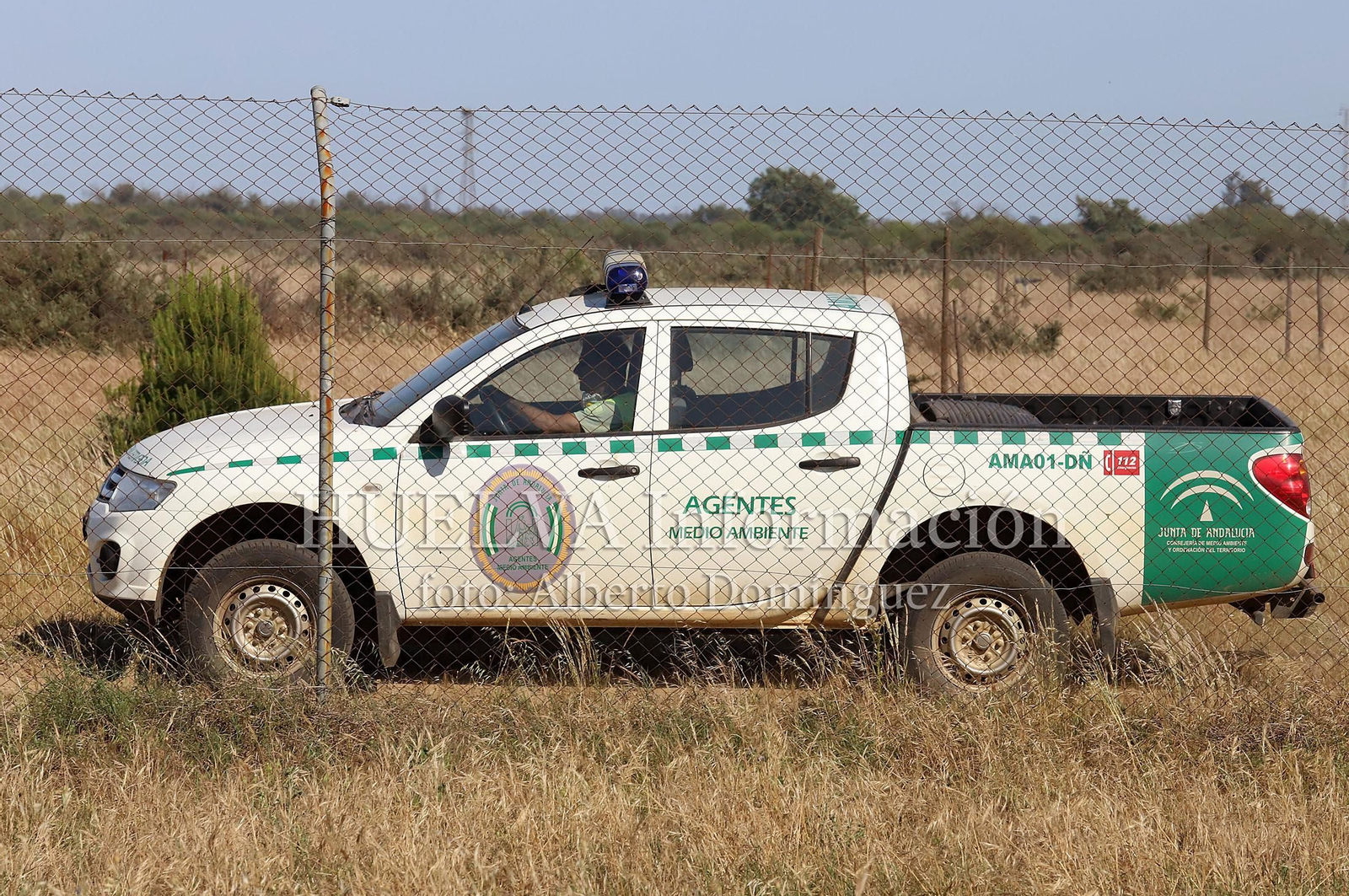 Imágenes del incendio en Doñana