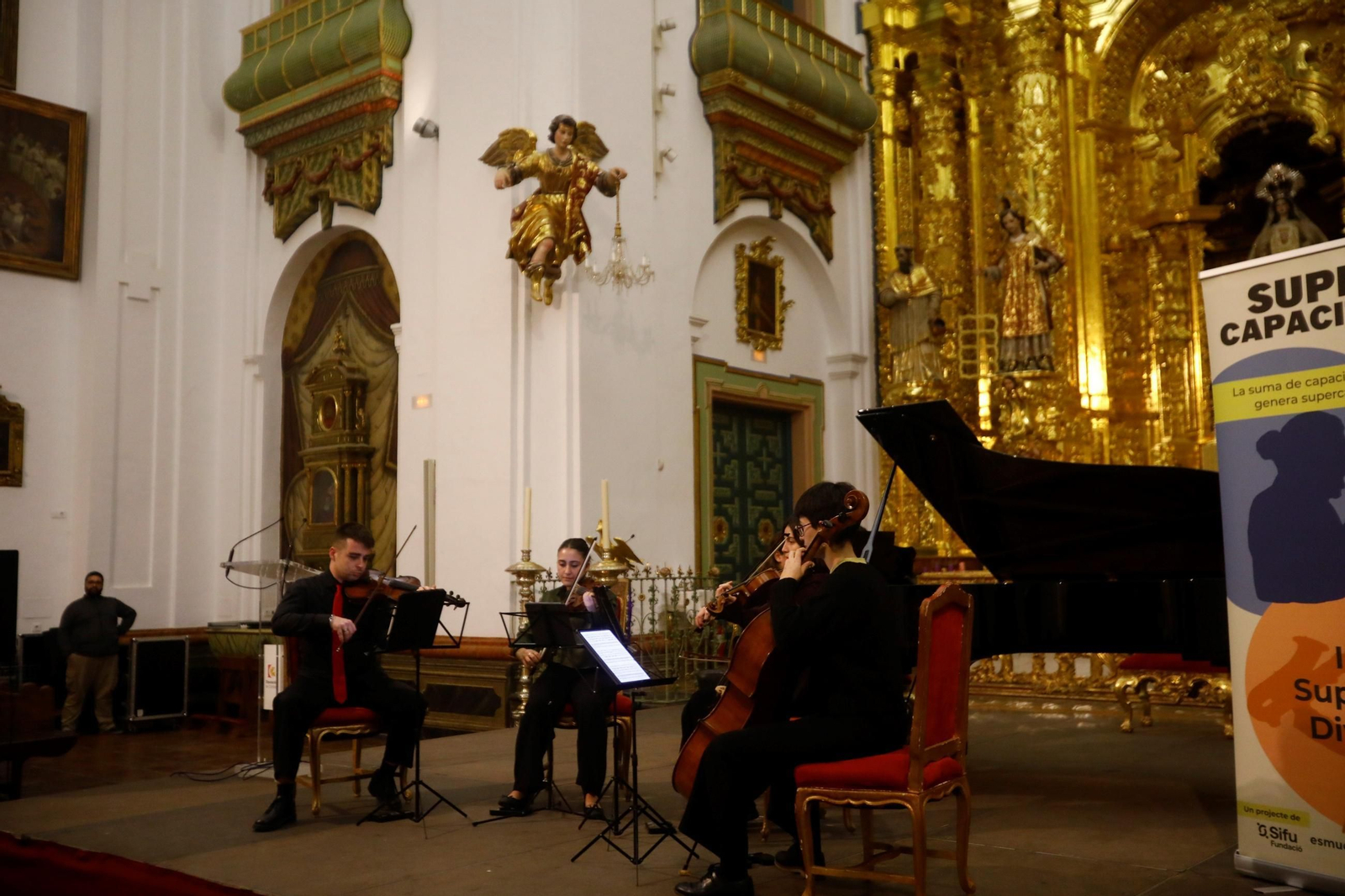 El concierto Supercapacidades 2.0 del ciclo 'Navidad en el Palacio de la Merced, en imágenes