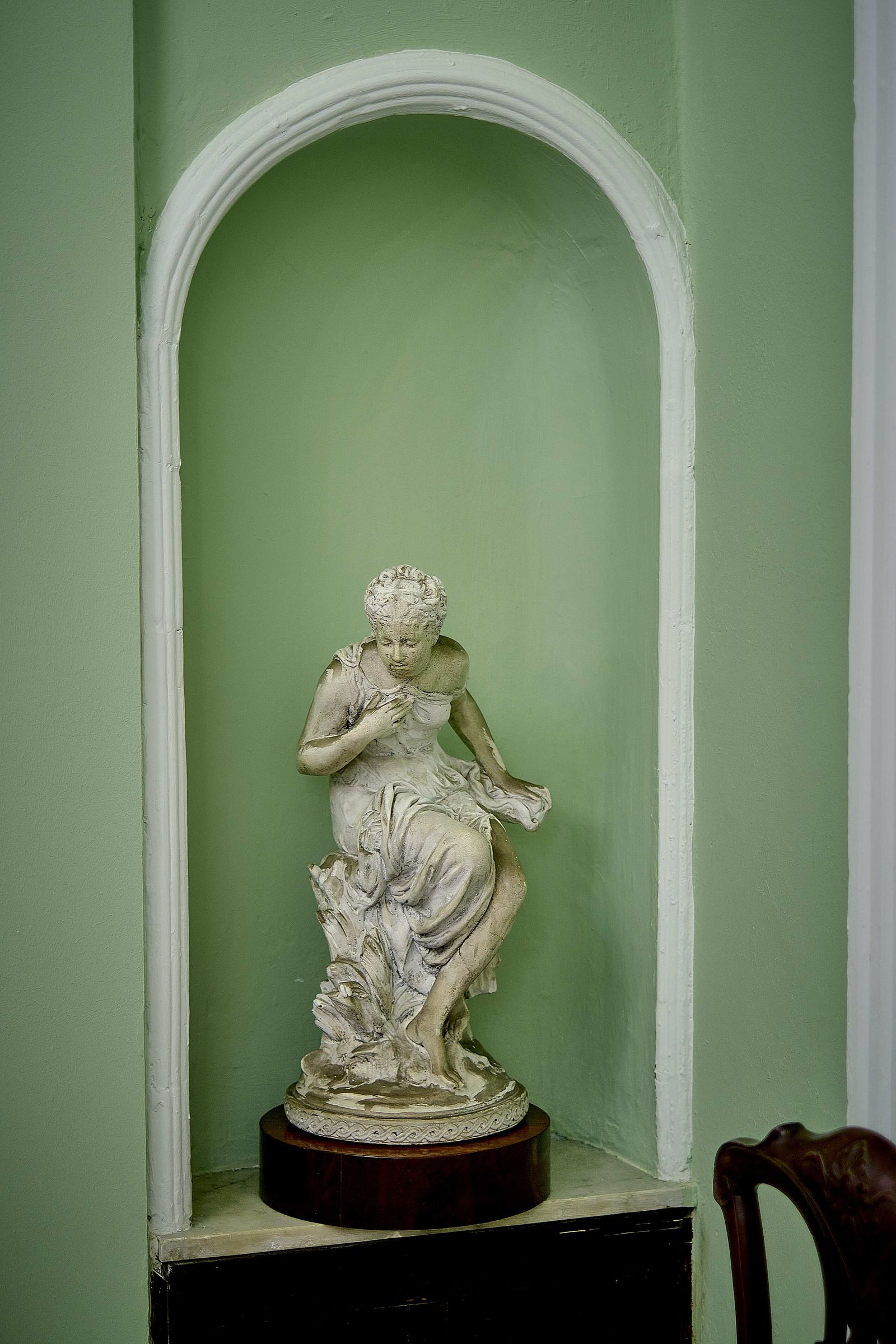 Interior de la finca en Antonio López 7.