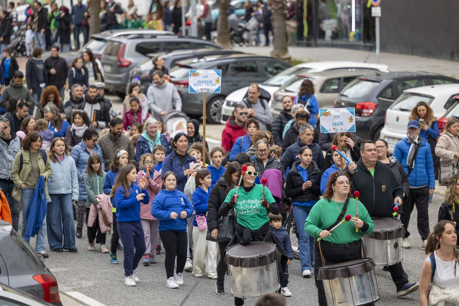 Las imágenes de la inauguración de VI Olimpiadas Escolares de la Escuela Pública de Cádiz